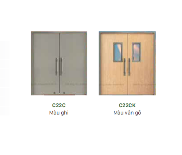 Cửa Thép Chống Cháy EI90 2 Cánh Mở 1 Chiều