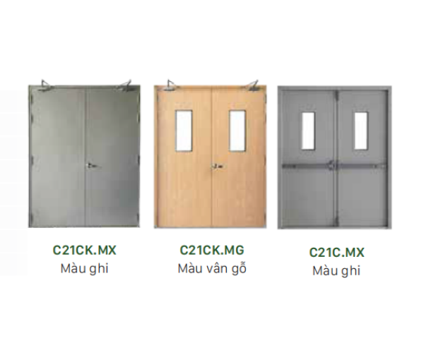 Cửa thép 2 cánh EI60