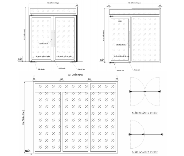 VÁCH KÍNH NGĂN CHÁY